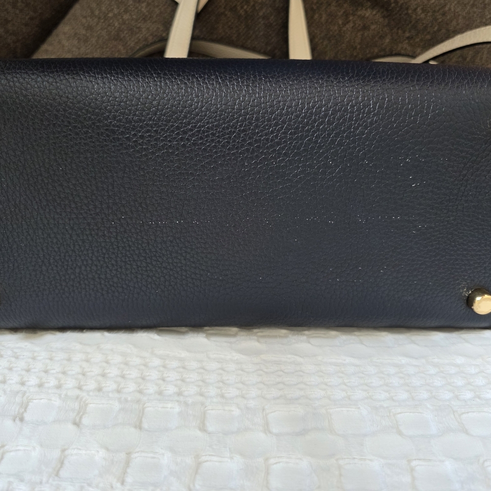 Coach Navy and Cream Women's Bag - Picture 3 of 7